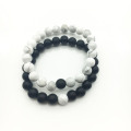 DIY Natural Stone Jewelry Couple 8mm Beaded Bracelet for Men Women